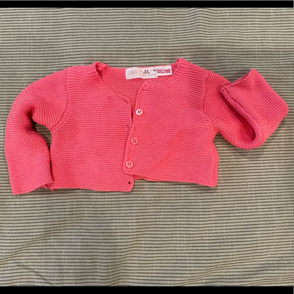 Zara baby knit cardigan